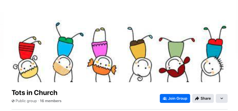 Tots in Church on Facebook